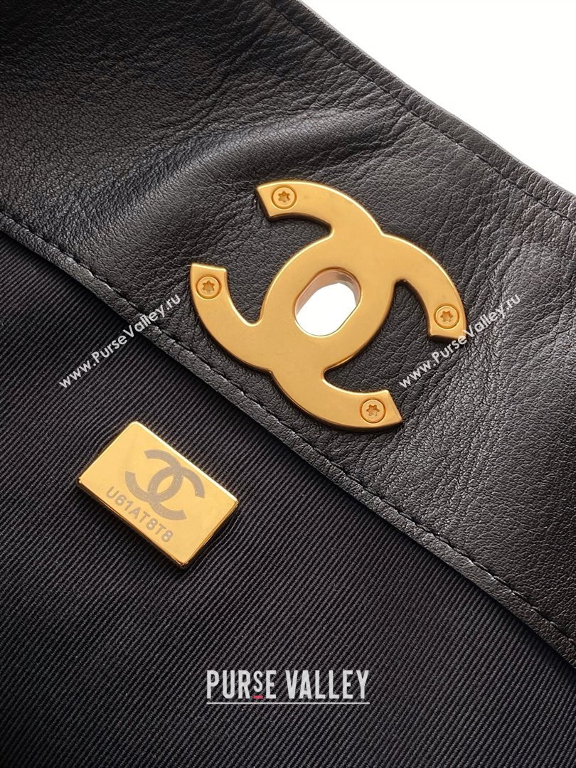 Chanel Calfskin Shopping Bag AS5636 Black 2025 (AFEI-25080410)