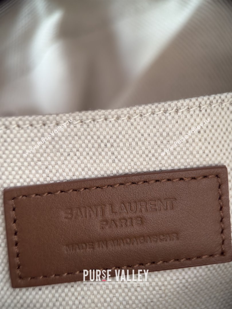 Saint Laurent Jamie Shopping Bag in Raffia Straw 809824 Beige 2025 Top Quality (HONGS-25080510)