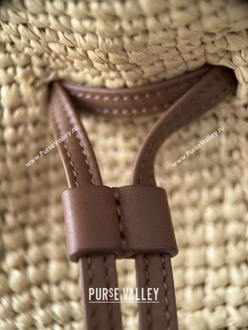 Saint Laurent Jamie Shopping Bag in Raffia Straw 809824 Beige 2025 Top Quality (HONGS-25080510)