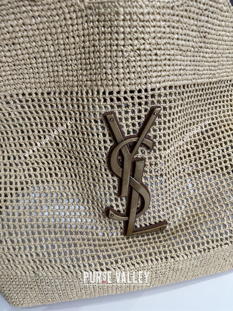 Saint Laurent Icare Tote Bag in Raffia Straw 772191 Beige 2025 Top Quality (HONGS-25080614)