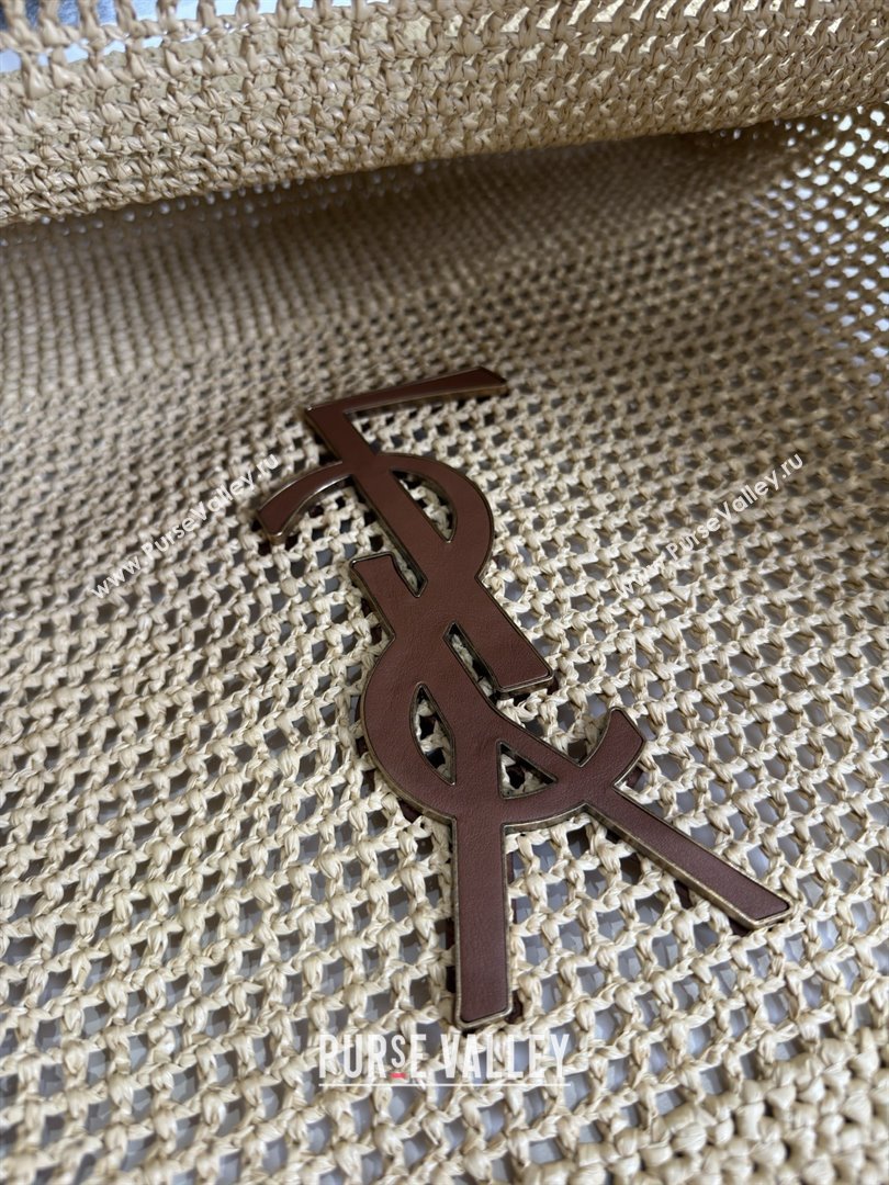 Saint Laurent Icare Tote Bag in Raffia Straw 772191 Beige 2025 Top Quality (HONGS-25080614)