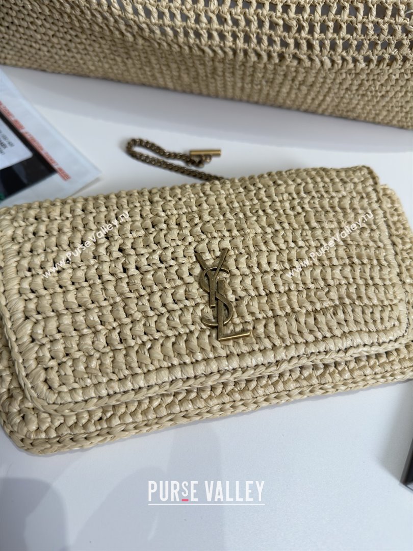 Saint Laurent Icare Tote Bag in Raffia Straw 772191 Beige 2025 Top Quality (HONGS-25080614)