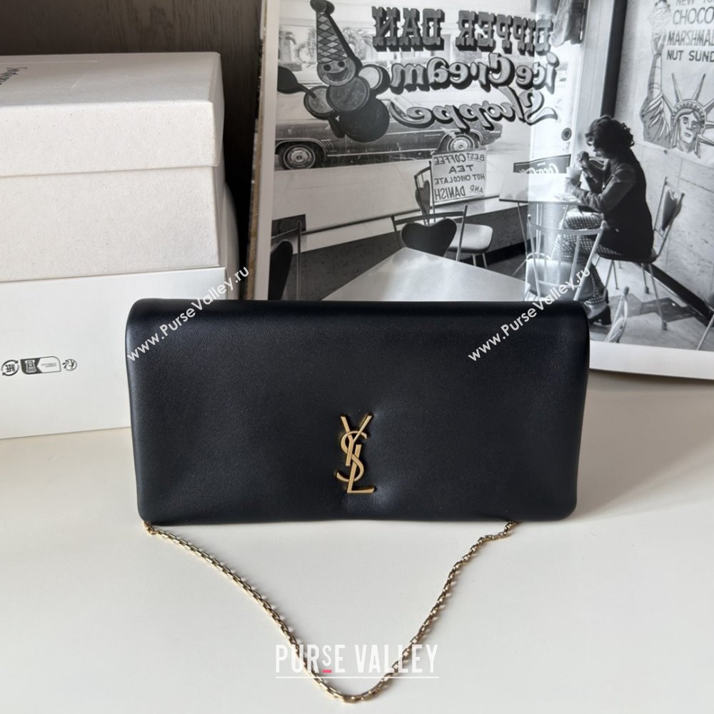 Saint Laurent Calypso Lambskin Chain Mini Bag 801712 Black 2025 Top Quality (HONGS-25080615)