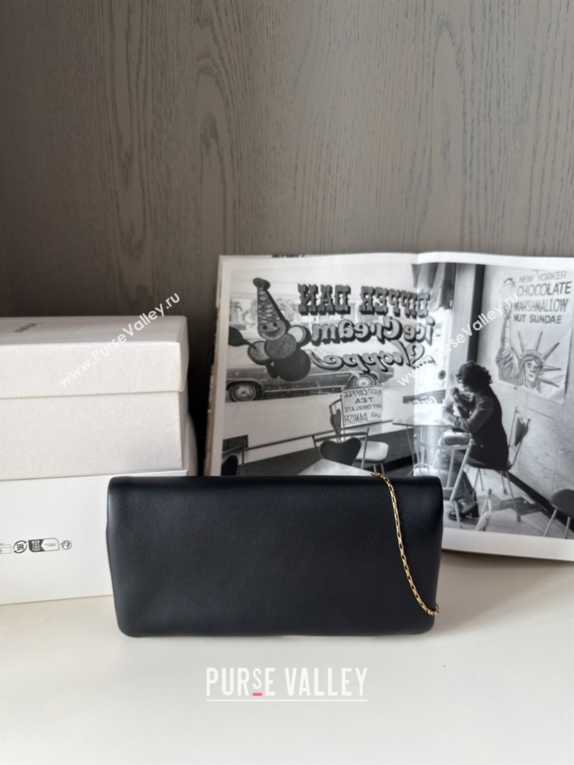 Saint Laurent Calypso Lambskin Chain Mini Bag 801712 Black 2025 Top Quality (HONGS-25080615)