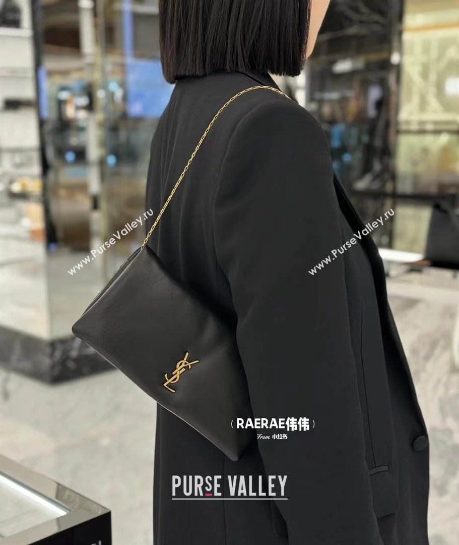 Saint Laurent Calypso Lambskin Chain Mini Bag 801712 Black 2025 Top Quality (HONGS-25080615)