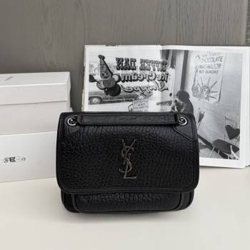Saint Laurent Niki Baby Bag in Grained Lambskin 633179 Black 2025 Top Quality (HONGS-25080618)