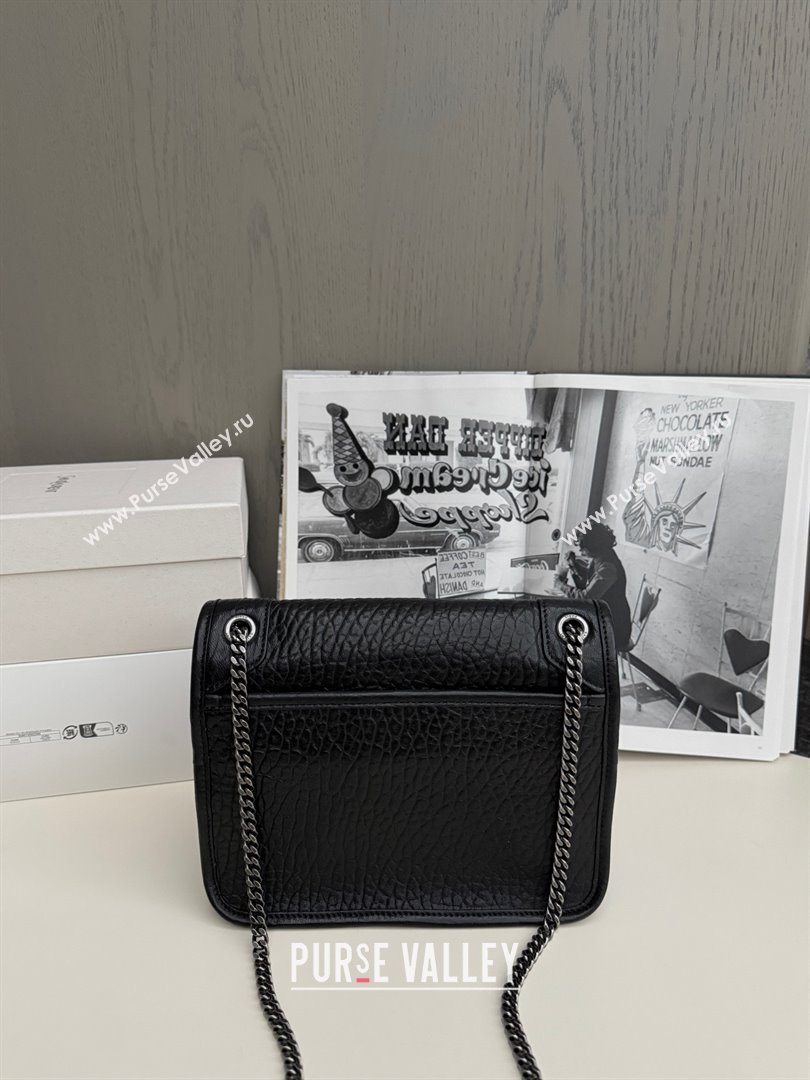 Saint Laurent Niki Baby Bag in Grained Lambskin 633179 Black 2025 Top Quality (HONGS-25080618)