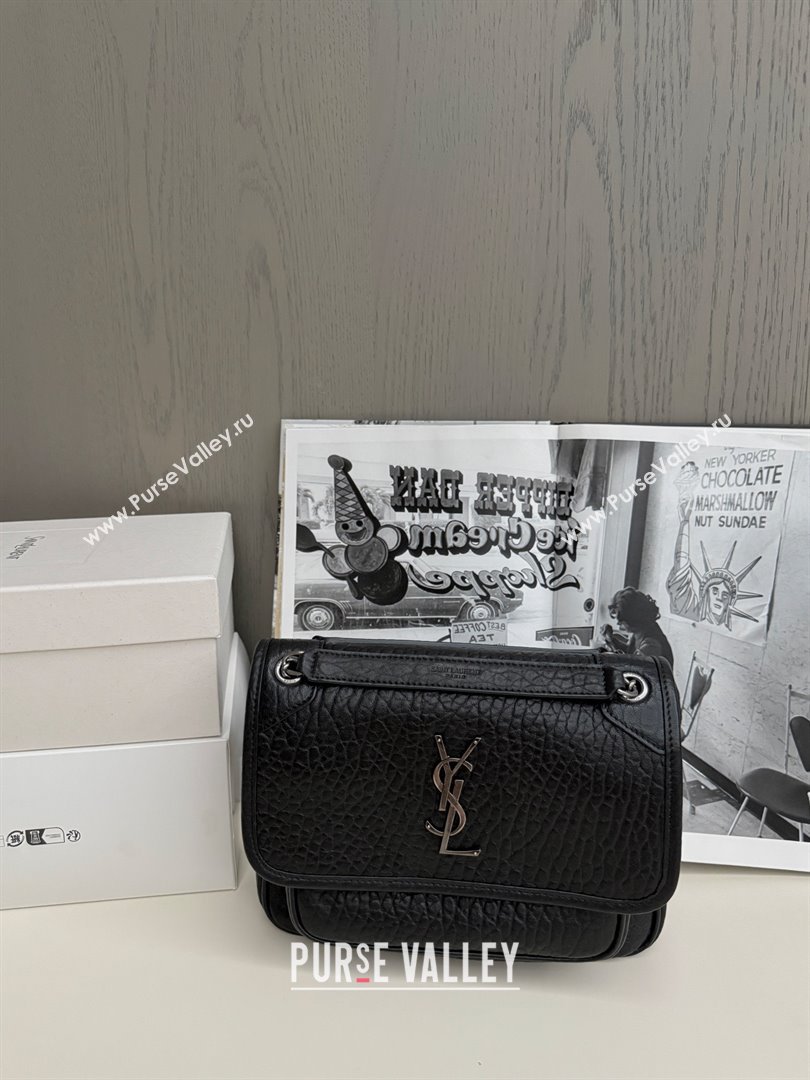 Saint Laurent Niki Baby Bag in Grained Lambskin 633179 Black 2025 Top Quality (HONGS-25080618)