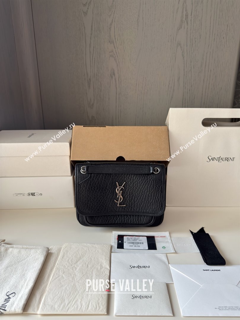 Saint Laurent Niki Baby Bag in Grained Lambskin 633179 Black 2025 Top Quality (HONGS-25080618)
