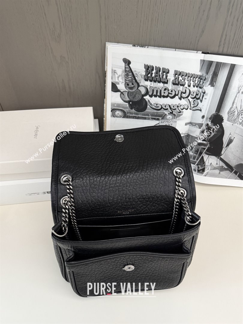 Saint Laurent Niki Baby Bag in Grained Lambskin 633179 Black 2025 Top Quality (HONGS-25080618)
