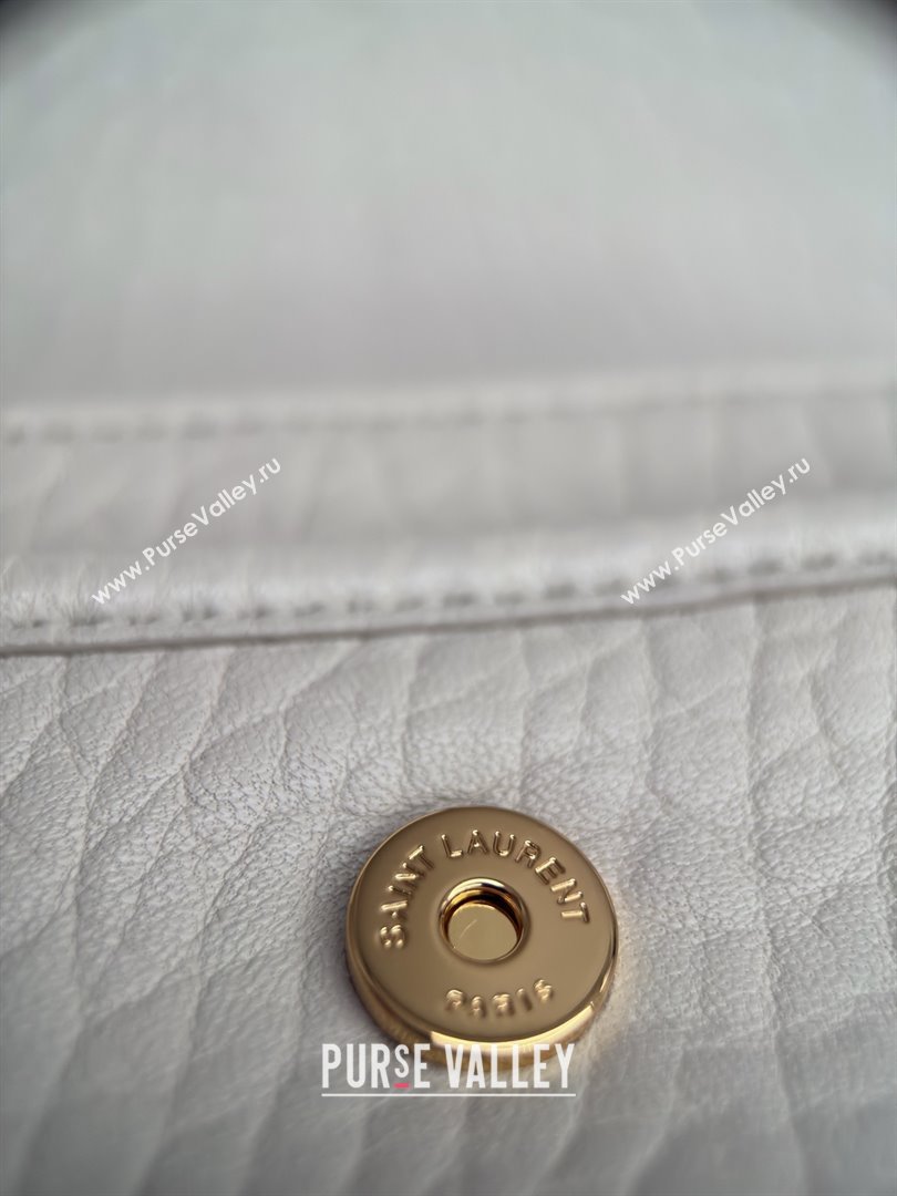 Saint Laurent Niki Baby Bag in Grained Lambskin 633179 White 2025 Top Quality (HONGS-25080619)