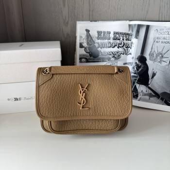 Saint Laurent Niki Baby Bag in Grained Lambskin 633179 Dark Cork 2025 Top Quality (HONGS-25080620)