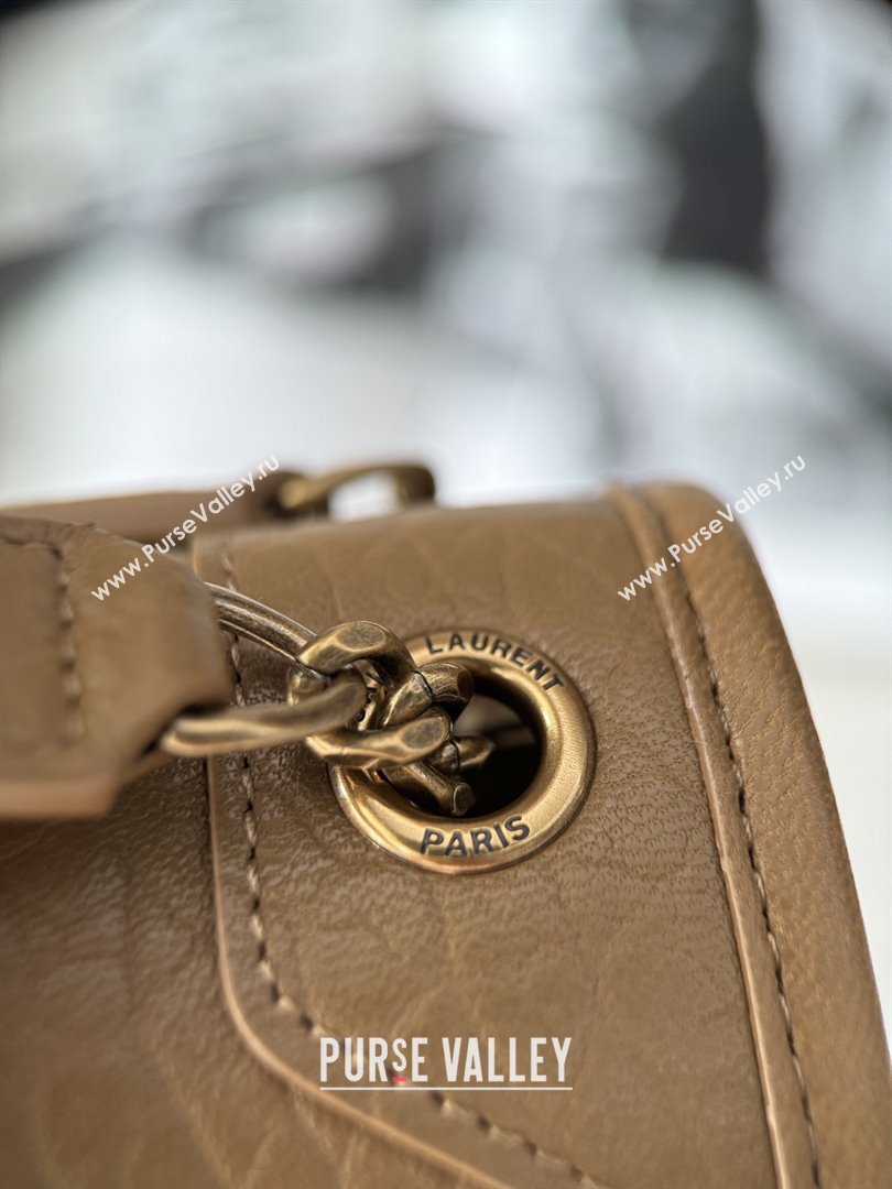 Saint Laurent Niki Baby Bag in Grained Lambskin 633179 Dark Cork 2025 Top Quality (HONGS-25080620)