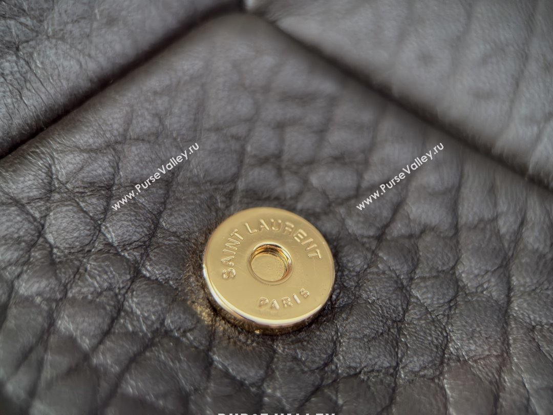 Saint Laurent Cassander XXL Envelope Pouch On Chain in Grained Lambskin 841702 Light Musk 2025 (HONGS-25080622)