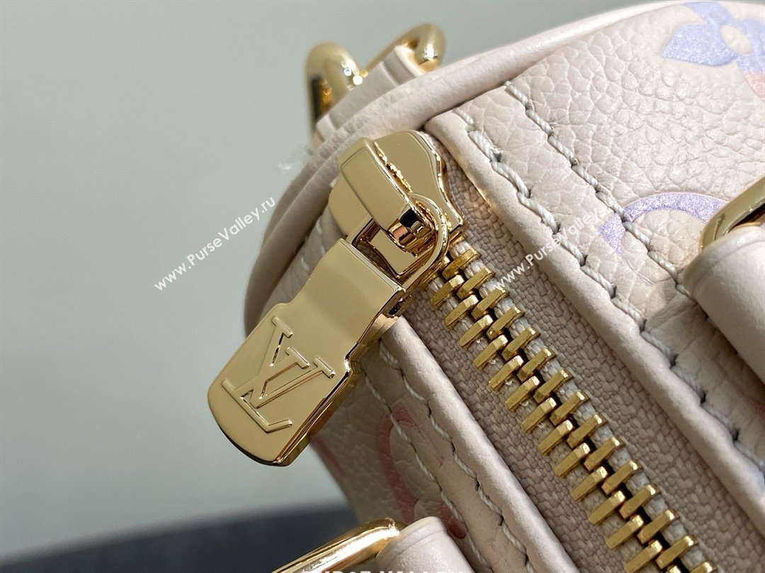 Louis Vuitton Nano Speedy Bag in Dream Beige Embossed Grained Cowhide Leather M25591 2025 (K-25080502)