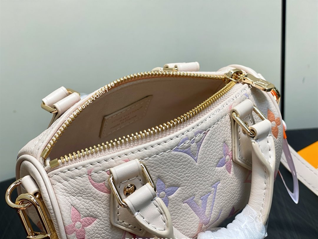 Louis Vuitton Nano Speedy Bag in Dream Beige Embossed Grained Cowhide Leather M25591 2025 (K-25080502)