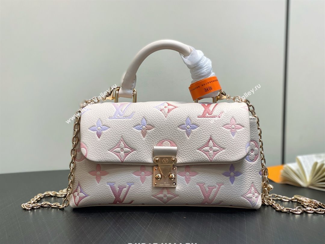 Louis Vuitton Nano Madeleine Bag in Dream Beige Embossed Grained Cowhide Leather M25596 2025 (K-25080503)
