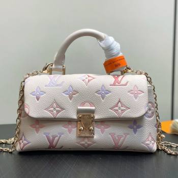 Louis Vuitton Nano Madeleine Bag in Dream Beige Embossed Grained Cowhide Leather M25596 2025 (K-25080503)