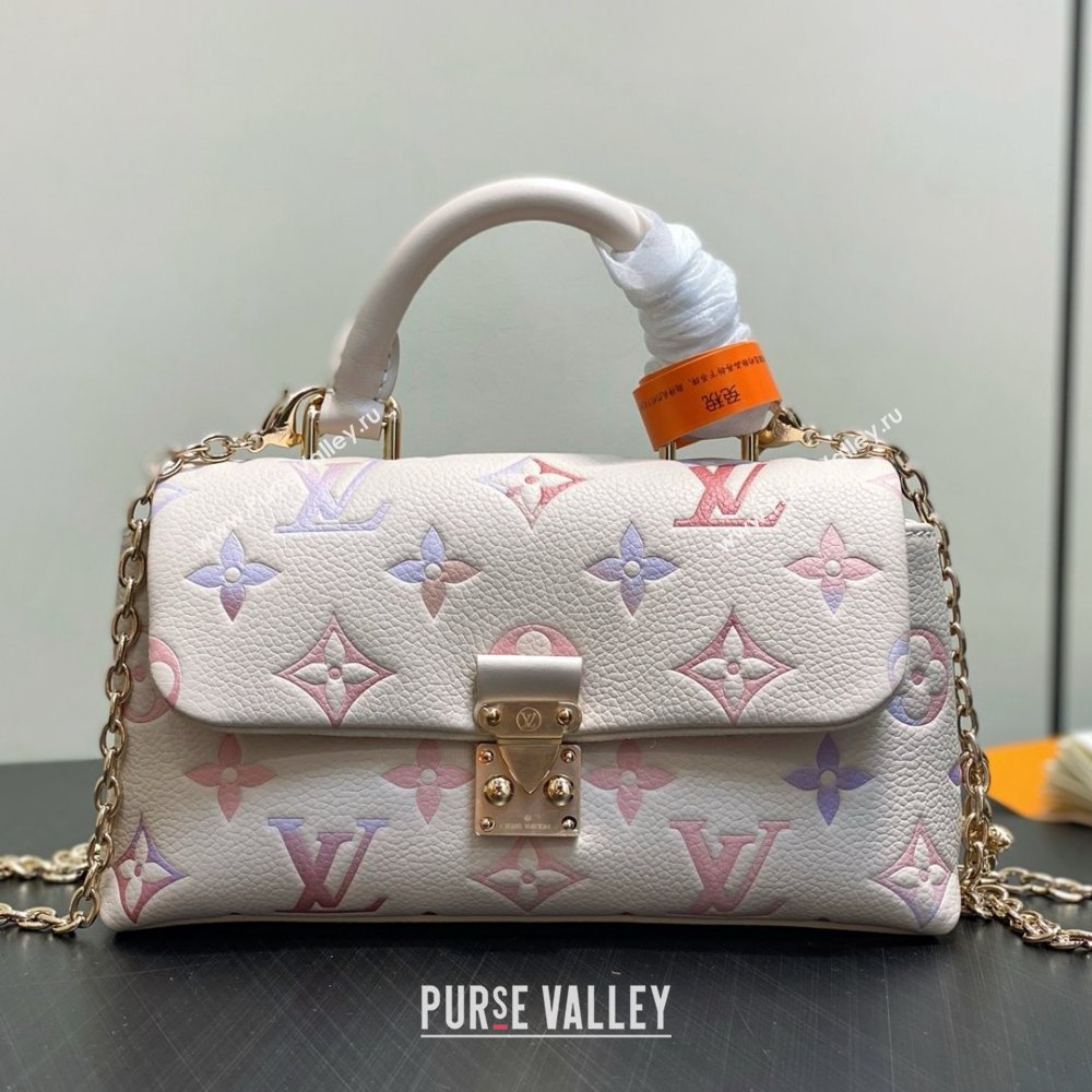 Louis Vuitton Nano Madeleine Bag in Dream Beige Embossed Grained Cowhide Leather M25596 2025 (K-25080503)