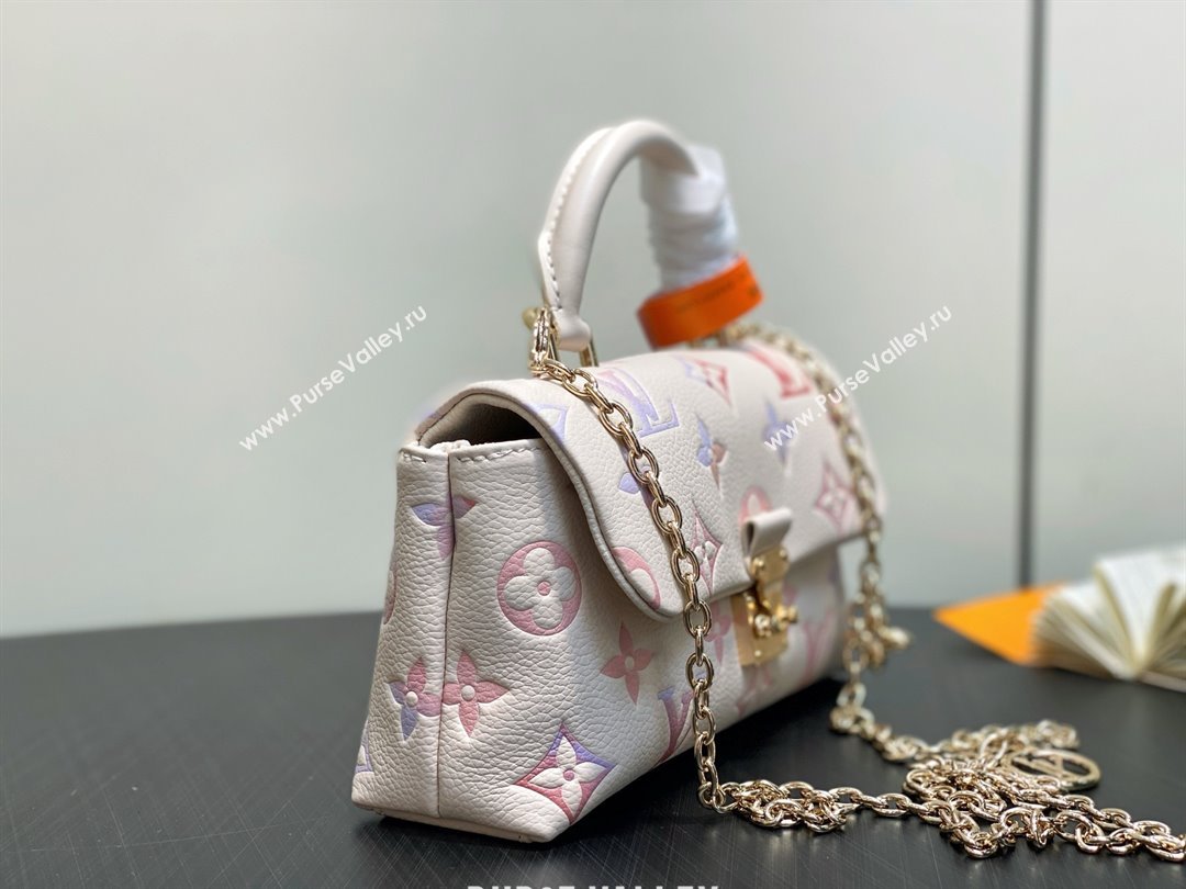 Louis Vuitton Nano Madeleine Bag in Dream Beige Embossed Grained Cowhide Leather M25596 2025 (K-25080503)