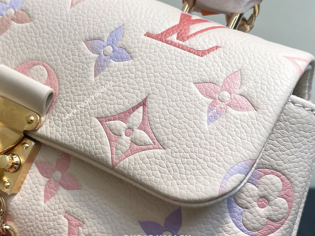 Louis Vuitton Nano Madeleine Bag in Dream Beige Embossed Grained Cowhide Leather M25596 2025 (K-25080503)