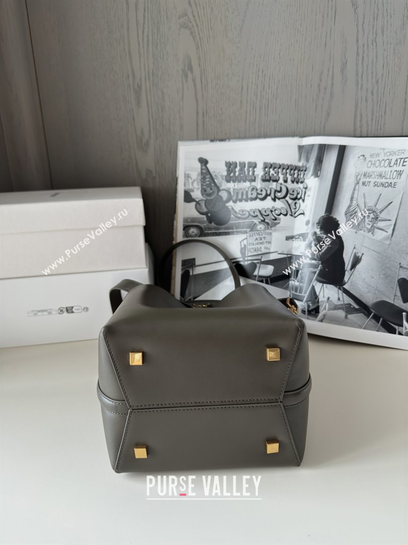 Saint Laurent LE 37 Mini Bucket Bag in Shiny Calfskin 765870 Light Musk 2025 Top Quality (HONGS-25080506)