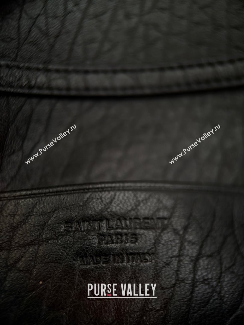 Saint Laurent Calypso Chain Mini Bag in Finely Grained Leather 801712 Black 2025 Top Quality (HONGS-25080616)