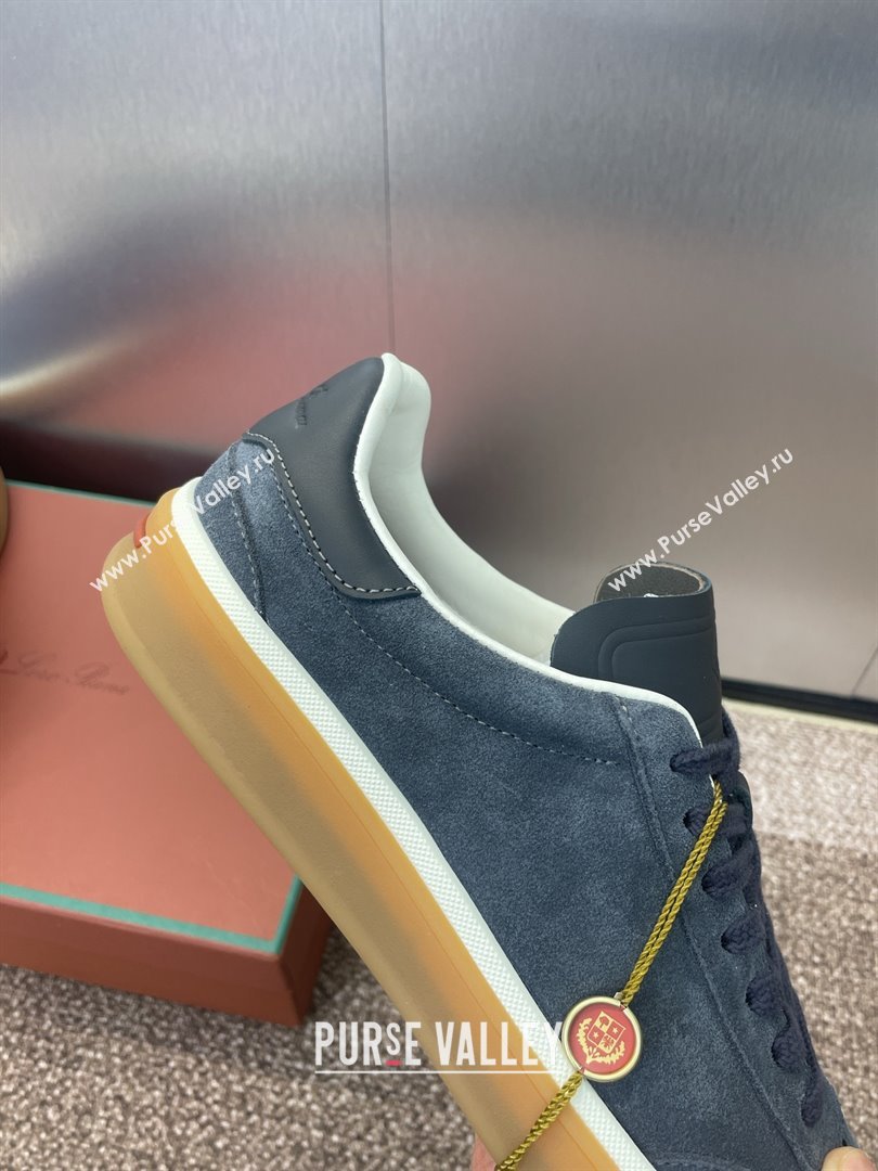 Loro Piana Tennis Walk Sneaker in Suede Dark Grey 2025 (SS-25080804)