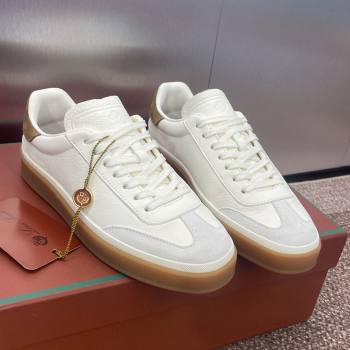 Loro Piana Tennis Walk Sneaker in Calfskin White 2025 (SS-25080806)