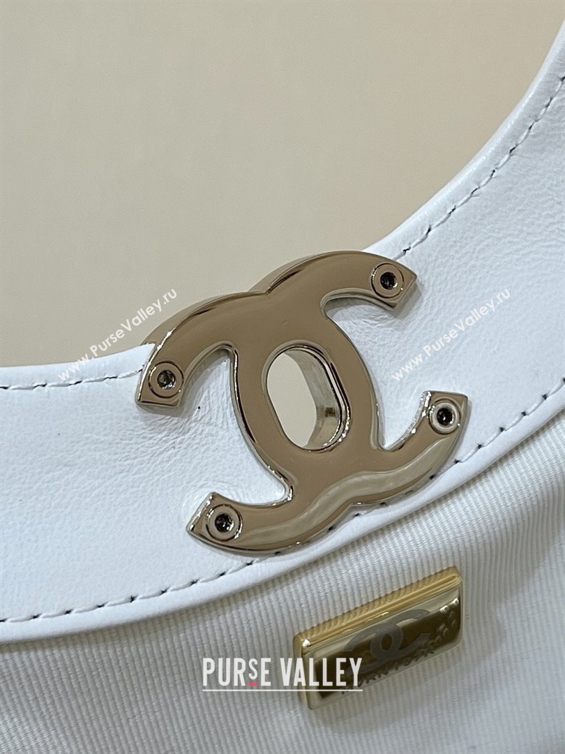 Chanel 31 Small Shopping Bag in Waxy Lambskin AS4853 White 2025 Top Quality (SHUNY-25081105)