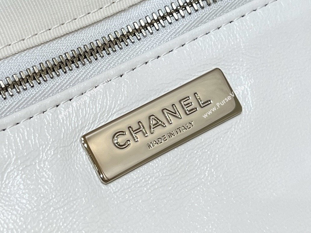 Chanel 31 Small Shopping Bag in Waxy Lambskin AS4853 White 2025 Top Quality (SHUNY-25081105)