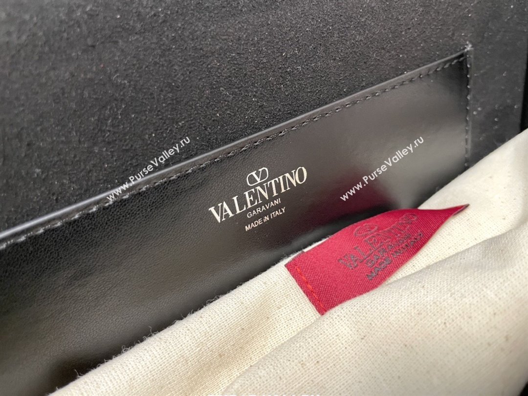 Valentino Medium Loco Bag with Crystals 1134 Chocolate/Black 2025 (JD-25081215)