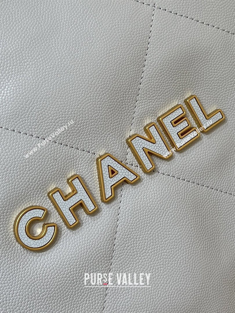 Chanel 22 Bag in Haas Grainy Calfskin AS3261 Light Blue 2025 Top Quality (SHUNY-25081812)