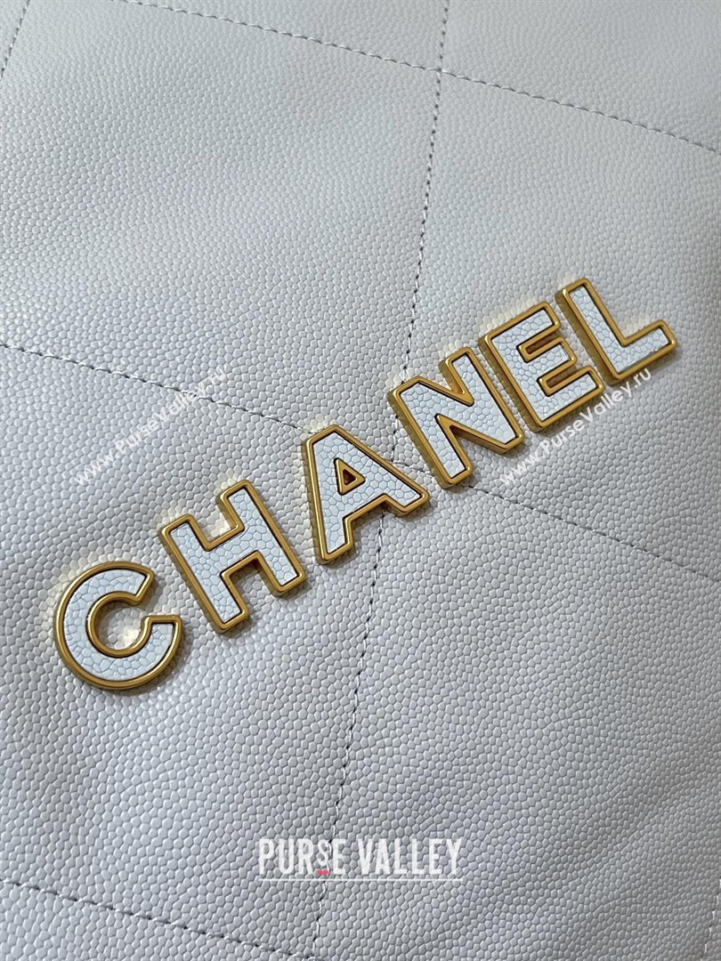 Chanel 22 Small Bag in Haas Grainy Calfskin AS3260 Light Blue 2025 Top Quality (SHUNY-25081811)