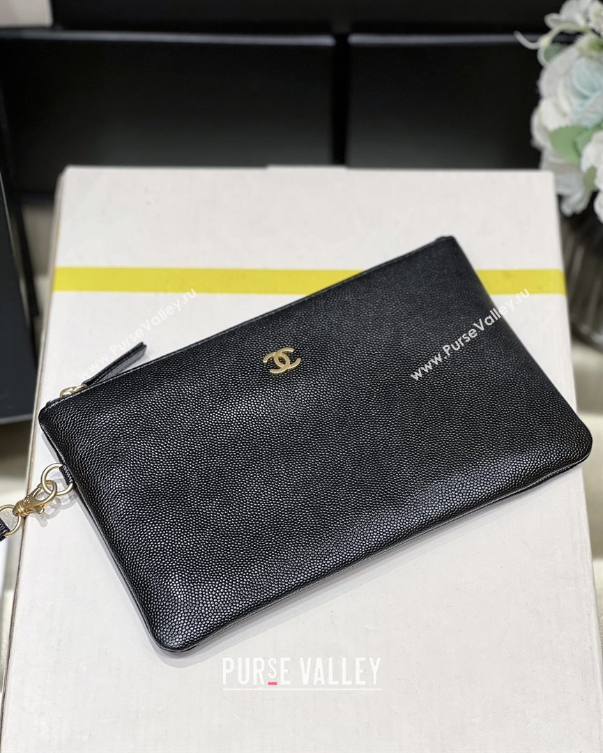 Chanel 22 Bag in Grainy Calfskin AS3260 Black/Gold 2025 Top Quality (SHUNY-25081816)