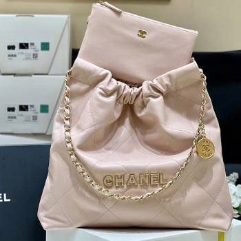 Chanel 22 Bag in Haas Grainy Calfskin AS3261 Pink 2025 Top Quality (SHUNY-25081809)