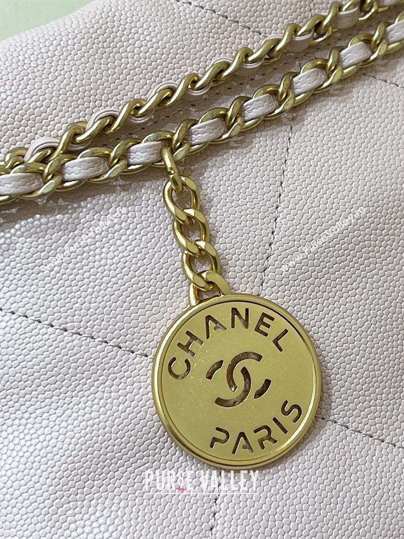 Chanel 22 Mini Bag in Haas Grainy Calfskin AS3980 Pink 2025 Top Quality (SHUNY-25081807)