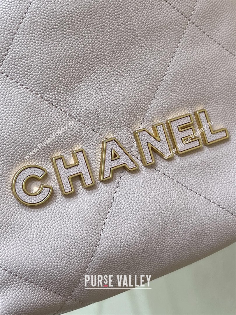 Chanel 22 Mini Bag in Haas Grainy Calfskin AS3980 Pink 2025 Top Quality (SHUNY-25081807)