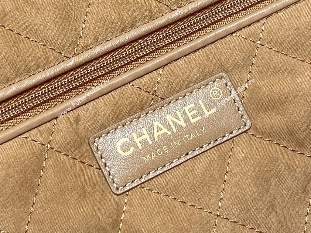 Chanel 22 Bag in Haas Grainy Calfskin AS3261 Brown 2025 Top Quality (SHUNY-25081806)