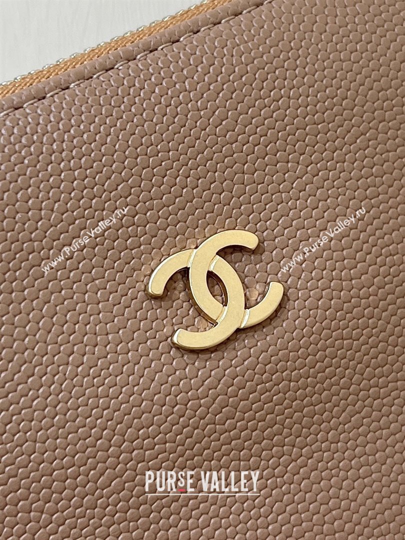Chanel 22 Bag in Haas Grainy Calfskin AS3261 Brown 2025 Top Quality (SHUNY-25081806)