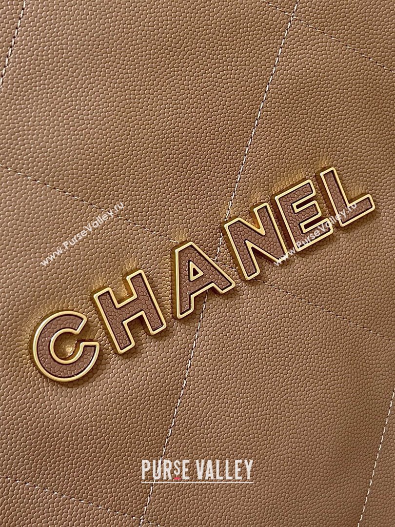 Chanel 22 Bag in Haas Grainy Calfskin AS3261 Brown 2025 Top Quality (SHUNY-25081806)