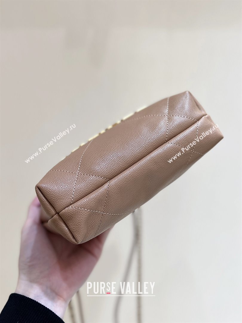 Chanel 22 Mini Bag in Haas Grainy Calfskin AS3980 Brown 2025 Top Quality (SHUNY-25081804)