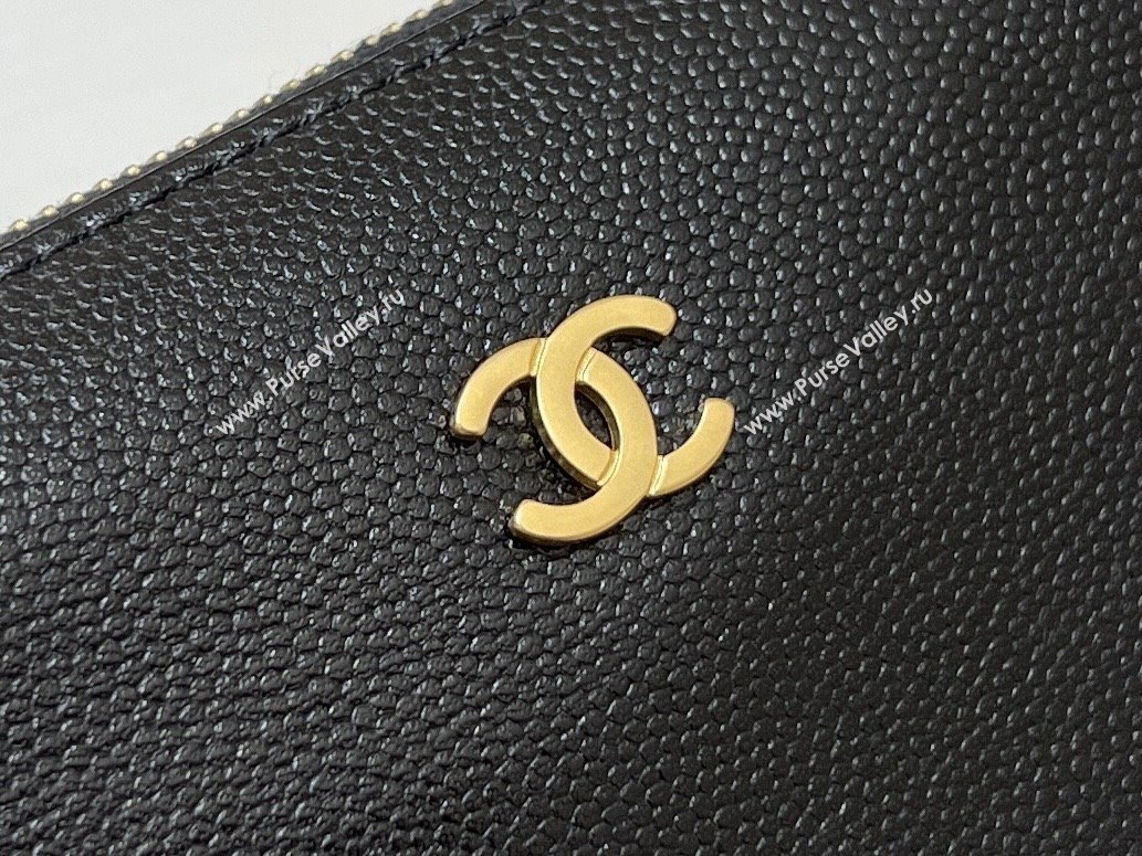 Chanel 22 Bag in Haas Grainy Calfskin AS3261 Black 2025 Top Quality (SHUNY-25081803)