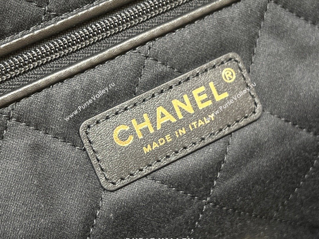 Chanel 22 Small Bag in Haas Grainy Calfskin AS3260 Black 2025 Top Quality (SHUNY-25081802)
