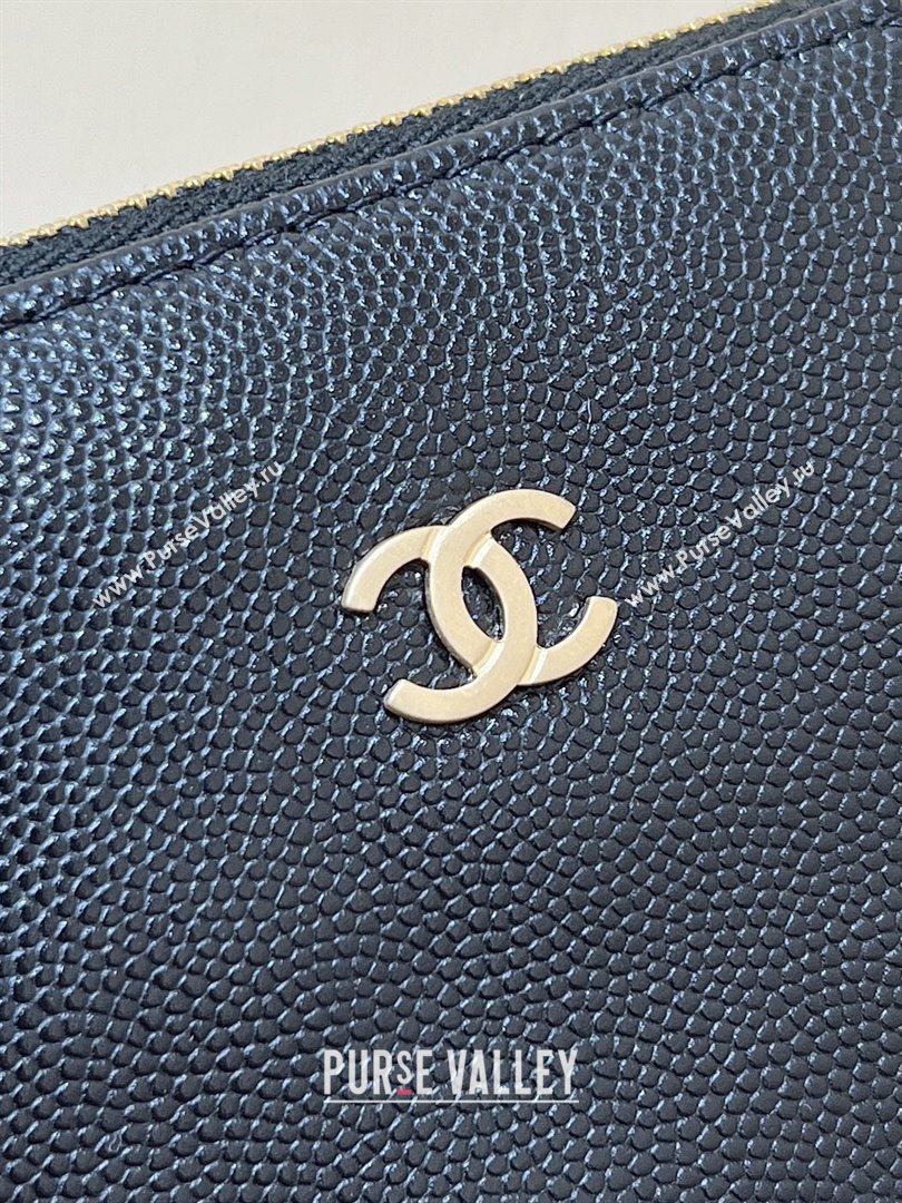Chanel 22 Small Bag in Haas Grainy Calfskin AS3260 Black 2025 Top Quality (SHUNY-25081802)