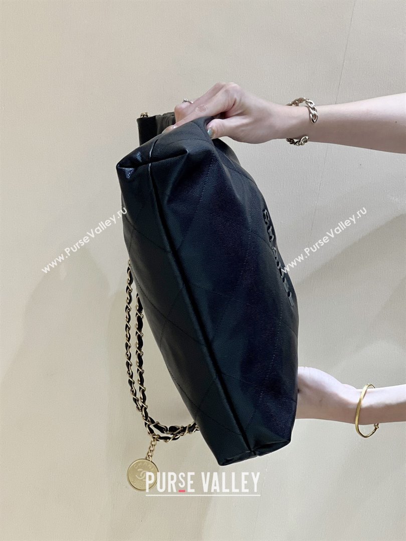 Chanel 22 Bag in Grainy Calfskin AS3260 Black/Gold 2025 Top Quality (SHUNY-25081816)