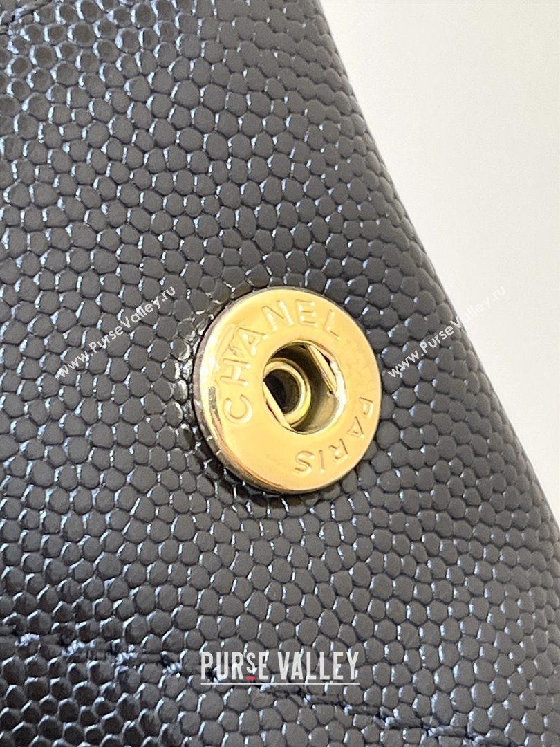 Chanel 22 Bag in Grainy Calfskin AS3260 Black/Gold 2025 Top Quality (SHUNY-25081816)