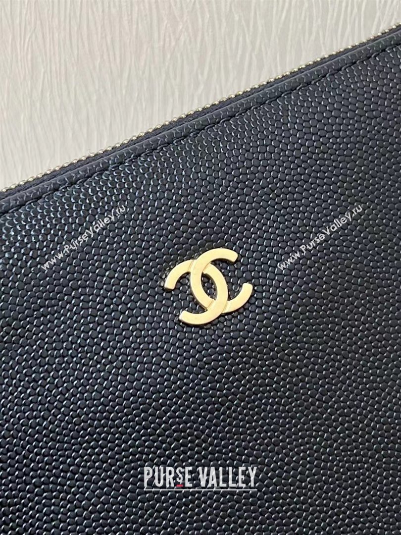 Chanel 22 Bag in Grainy Calfskin AS3260 Black/Gold 2025 Top Quality (SHUNY-25081816)