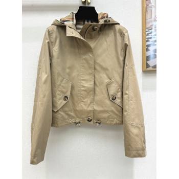 Burberry Hooded Jacket B82104 Khaki 2025 (Q-25082104)