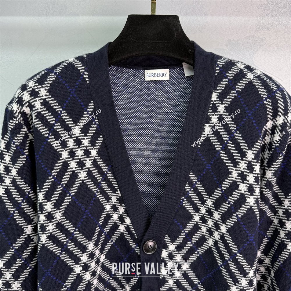 Burberry Wool Cardigan B82110 Blue 2025 (Q-25082110)
